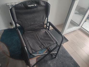 Походный складной стул, Другой материал, цвет - Черный at lalafo.kg Походный складной стул, Другой материал, цвет - Черный