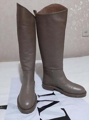 Сапоги, 38, Новый, цвет - Бежевый, Самовывоз at lalafo.kg Сапоги, 38, Новый, цвет - Бежевый, Самовывоз