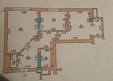 2 комнаты, 57 м², Элитка, 7 этаж, Евроремонт at lalafo.kg 2 комнаты, 57 м², Элитка, 7 этаж, Евроремонт