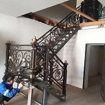 Изготовление перил Материал: Кованное железо, Наружные, Бесплатная доставка at lalafo.kg — 6 Изготовление перил Материал: Кованное железо, Наружные, Бесплатная доставка — 6