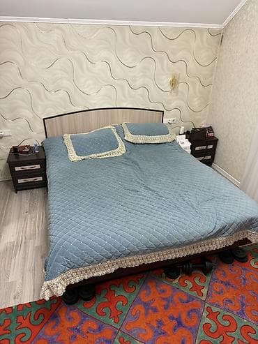 Отопление и нагреватели: Спальный гарнитур, Двуспальная кровать, ДСП, цвет - Коричневый at lalafo.kg — 2 Отопление и нагреватели: Спальный гарнитур, Двуспальная кровать, ДСП, цвет - Коричневый — 2