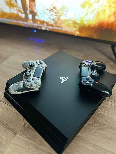PlayStation 4 Pro (1 ТБ) ‼️‼️+ 2 геймпада DualShock 4 ‼️ установлены at lalafo.kg PlayStation 4 Pro (1 ТБ) ‼️‼️+ 2 геймпада DualShock 4 ‼️ установлены