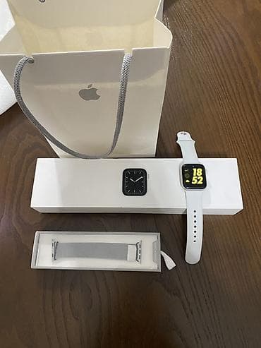 Apple Watch 5 40мм часы в одних руках были на экране есть царапинки at lalafo.kg Apple Watch 5 40мм часы в одних руках были на экране есть царапинки