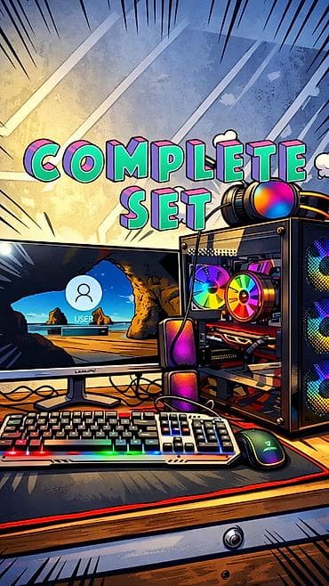 Компьютер, ядер - 8, ОЗУ 16 ГБ, Игровой, Новый, Intel Core i3, AMD Radeon RX 580, SSD at lalafo.kg Компьютер, ядер - 8, ОЗУ 16 ГБ, Игровой, Новый, Intel Core i3, AMD Radeon RX 580, SSD