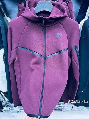 Мужская толстовка Nike Tech Fleece на молнии с капюшоном. - at lalafo.kg Мужская толстовка Nike Tech Fleece на молнии с капюшоном. -