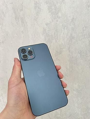 IPhone 12 Pro Max, Б/у, 512 ГБ, Pacific Blue, Кабель, 80 % at lalafo.kg IPhone 12 Pro Max, Б/у, 512 ГБ, Pacific Blue, Кабель, 80 %