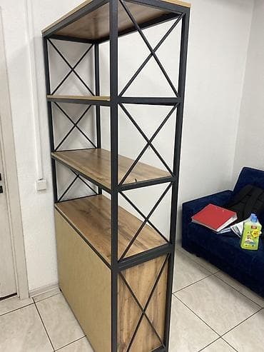 Кеңсе стеллаж, ЛДСП, түсү - Күрөң lalafo.kg да — 1 Кеңсе стеллаж, ЛДСП, түсү - Күрөң — 1