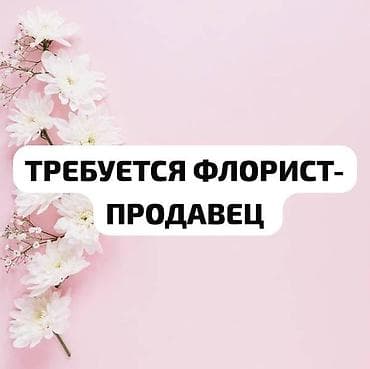 Требуются продавец цветочный магазин (флорист )девушки от 17 -25 лет at lalafo.kg Требуются продавец цветочный магазин (флорист )девушки от 17 -25 лет