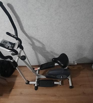 Эллиптический тренажер с сиденьем НОВЫЙ LongFit (гибрид «эллипс + at lalafo.kg Эллиптический тренажер с сиденьем НОВЫЙ LongFit (гибрид «эллипс +