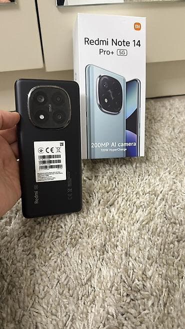 Redmi, Redmi Note 14 Pro Plus, Новый, 512 ГБ, цвет - Черный, 2 SIM at lalafo.kg Redmi, Redmi Note 14 Pro Plus, Новый, 512 ГБ, цвет - Черный, 2 SIM