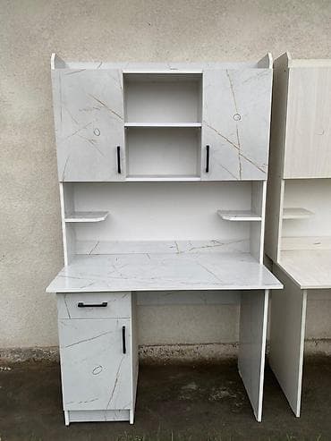 Компьютерный стол, Новый, С полками at lalafo.kg Компьютерный стол, Новый, С полками