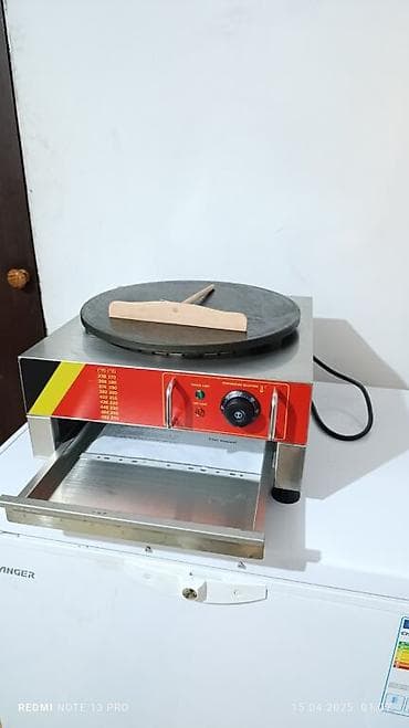 Профессиональная электрическая блинница 40см блинница новая! брали за at lalafo.kg — 4 Профессиональная электрическая блинница 40см блинница новая! брали за — 4