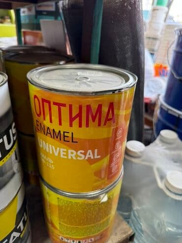 эмаль для ванны: Эмаль ОПТИМА Universal (ПФ-115) - Универсальная алкидная эмаль для at lalafo.kg — 1 эмаль для ванны: Эмаль ОПТИМА Universal (ПФ-115) - Универсальная алкидная эмаль для — 1