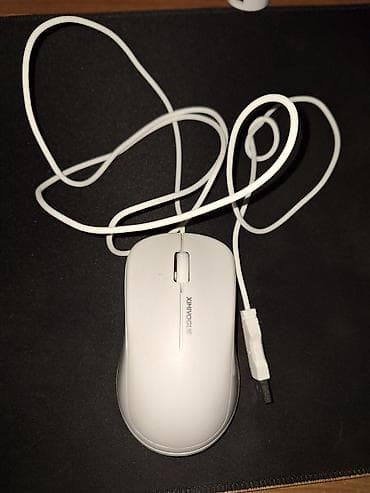 Проводная компьютерная мышь XINMOGUE (белая) - Подключение: USB-A at lalafo.kg Проводная компьютерная мышь XINMOGUE (белая) - Подключение: USB-A