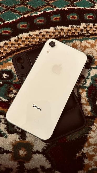 IPhone Xr, 64 ГБ, Белый, Чехол at lalafo.kg IPhone Xr, 64 ГБ, Белый, Чехол