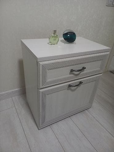 Прикроватная тумба, Без зеркала, ЛДСП at lalafo.kg Прикроватная тумба, Без зеркала, ЛДСП