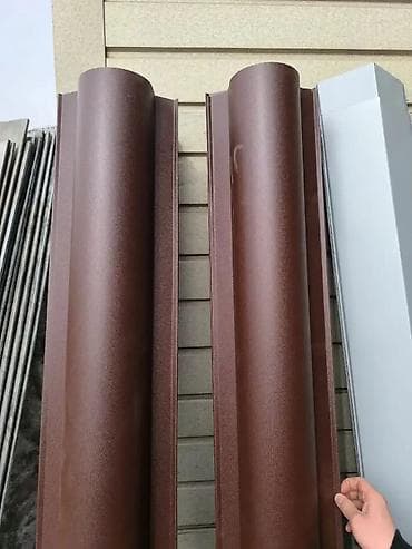 Металлические доборные элементы для кровли/фасада — полукруглые at lalafo.kg Металлические доборные элементы для кровли/фасада — полукруглые