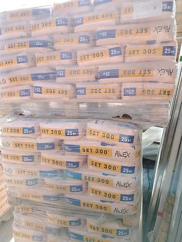 Плитка үчүн клей: Alinex SET 302, Кафелдер үчүн, Суука чыдамдуу lalafo.kg да — 3 Плитка үчүн клей: Alinex SET 302, Кафелдер үчүн, Суука чыдамдуу — 3