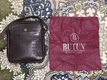 Барсетка, Butun, Материал: Натуральная кожа, Б/у at lalafo.kg Барсетка, Butun, Материал: Натуральная кожа, Б/у