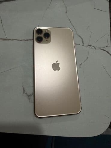 IPhone 11 Pro Max, Б/у, 256 ГБ, Золотой, Защитное стекло, Чехол, Зарядное устройство, 75 % at lalafo.kg IPhone 11 Pro Max, Б/у, 256 ГБ, Золотой, Защитное стекло, Чехол, Зарядное устройство, 75 %
