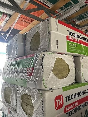 Теплоизоляционные плиты ТЕХНОНИКОЛЬ ROCKLITE (Master) — каменная вата at lalafo.kg Теплоизоляционные плиты ТЕХНОНИКОЛЬ ROCKLITE (Master) — каменная вата