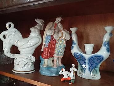 Коллекция декоративного фарфора (СССР/ретро) Состав: - Фигурные at lalafo.kg Коллекция декоративного фарфора (СССР/ретро) Состав: - Фигурные