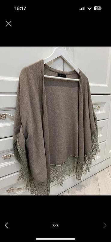 Кардиган, Трикотаж, Средняя модель, Осень-весна at lalafo.kg Кардиган, Трикотаж, Средняя модель, Осень-весна