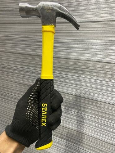 Молоток-гвоздодёр STAREX мал 750 бол 950 - Тип: столярный молоток с at lalafo.kg Молоток-гвоздодёр STAREX мал 750 бол 950 - Тип: столярный молоток с