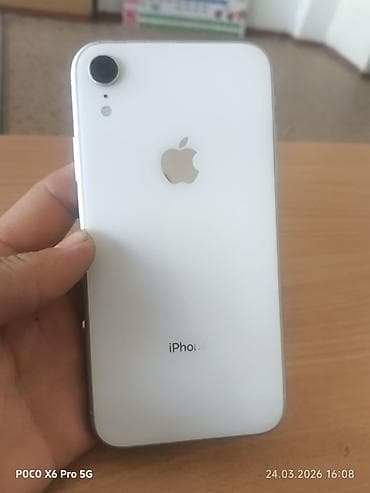 IPhone Xr, Белый at lalafo.kg IPhone Xr, Белый