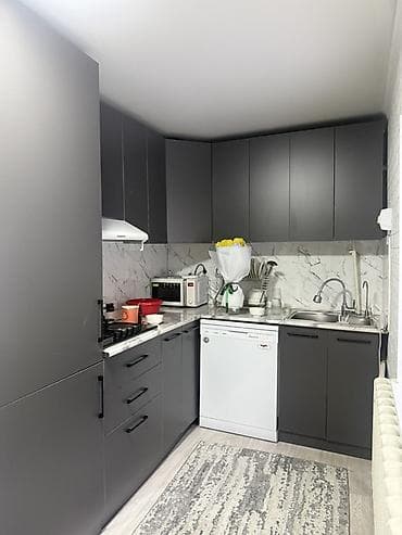 Кухонный гарнитур, цвет - Серый at lalafo.kg Кухонный гарнитур, цвет - Серый