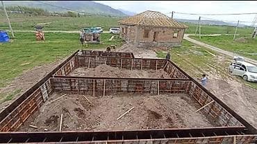 Монолитные фундаменты «под ключ» - Устройство ленточных и монолитных at lalafo.kg Монолитные фундаменты «под ключ» - Устройство ленточных и монолитных