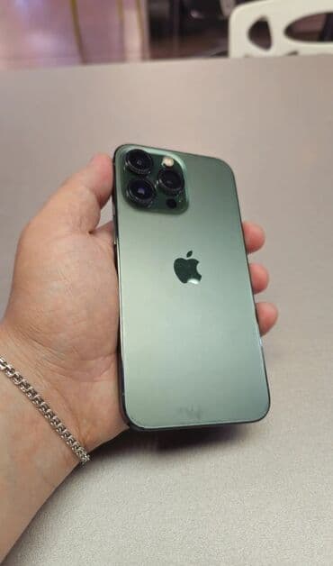 IPhone 13 Pro, Б/у, 128 ГБ, Alpine Green, Чехол, 86 % at lalafo.kg IPhone 13 Pro, Б/у, 128 ГБ, Alpine Green, Чехол, 86 %