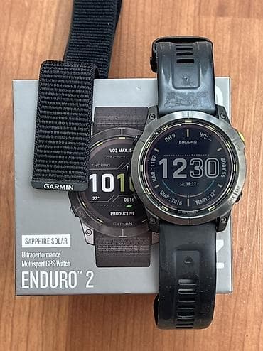 Garmin Enduro 2 Sapphire Solar — ультравыносливые мультиспортивные at lalafo.kg Garmin Enduro 2 Sapphire Solar — ультравыносливые мультиспортивные
