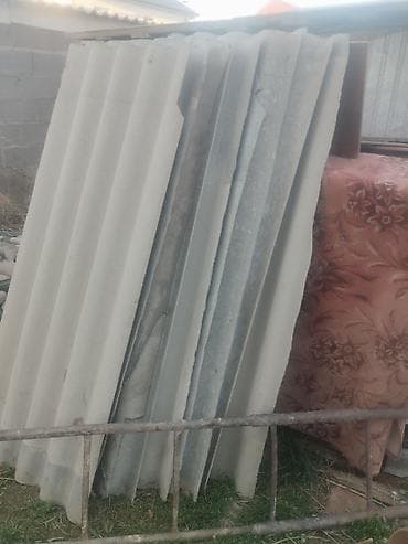 Профилированные волнистые листы (шифер) За все 500 сом - Материал at lalafo.kg Профилированные волнистые листы (шифер) За все 500 сом - Материал