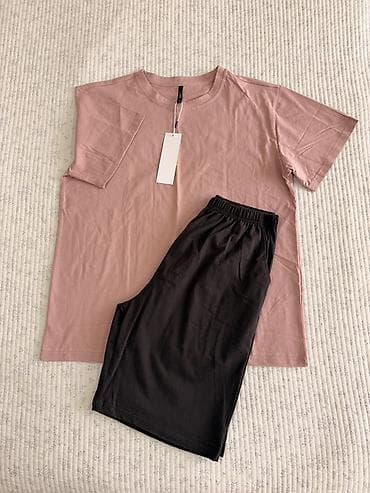 Мужской домашний комплект из 2 предметов: футболка + шорты. Материал lalafo.kg да — 4 Мужской домашний комплект из 2 предметов: футболка + шорты. Материал — 4