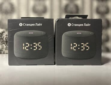 Яндекс станция Лайт 2 С ЧАСАМИ‼️ Голосовой помощник Алиса. Умная at lalafo.kg Яндекс станция Лайт 2 С ЧАСАМИ‼️ Голосовой помощник Алиса. Умная