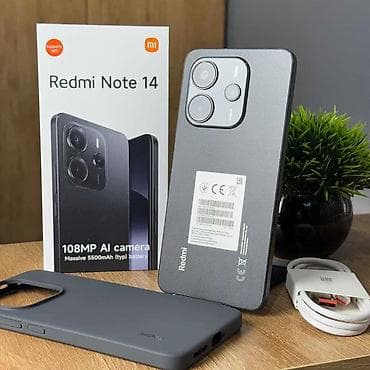 Redmi, Redmi Note 14, Новый, 256 ГБ, цвет - Серый, 2 SIM at lalafo.kg Redmi, Redmi Note 14, Новый, 256 ГБ, цвет - Серый, 2 SIM