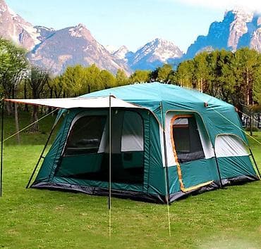 ⛺ Большая двухкомнатная палатка BiCamp с тентом — комфортный отдых на at lalafo.kg ⛺ Большая двухкомнатная палатка BiCamp с тентом — комфортный отдых на