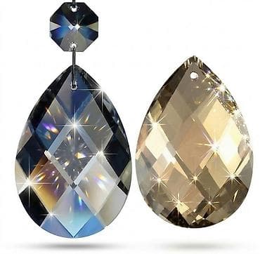 Хрустальная подвеска "Журавлик" (кристалл К9) для люстры at lalafo.kg Хрустальная подвеска "Журавлик" (кристалл К9) для люстры