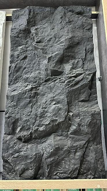 Декоративная 3D‑панель под скалу (скальный рельеф), темно‑графитовый at lalafo.kg Декоративная 3D‑панель под скалу (скальный рельеф), темно‑графитовый