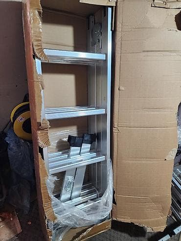 Алюминиевая лестница‑трансформер 4x4 Новая. - Универсальная at lalafo.kg Алюминиевая лестница‑трансформер 4x4 Новая. - Универсальная