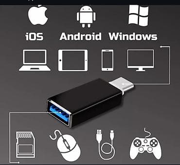 Рубильники: ⚡Переходник с USB на Type-c Широкая совместимость со всеми at lalafo.kg — 5 Рубильники: ⚡Переходник с USB на Type-c Широкая совместимость со всеми — 5