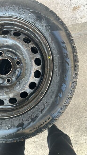 Колеса в сборе 175 / 70 / R 14, Зима, Комплект, Легковые, Железные at lalafo.kg Колеса в сборе 175 / 70 / R 14, Зима, Комплект, Легковые, Железные