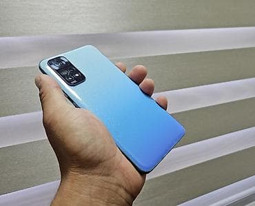 Redmi, Redmi Note 11, Б/у, 128 ГБ, цвет - Голубой, 1 SIM, 2 SIM at lalafo.kg Redmi, Redmi Note 11, Б/у, 128 ГБ, цвет - Голубой, 1 SIM, 2 SIM