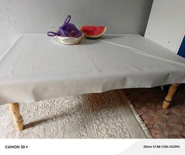 Стол чайная размер длина 1м20см ширина 80см большая, из хорошего at lalafo.kg Стол чайная размер длина 1м20см ширина 80см большая, из хорошего