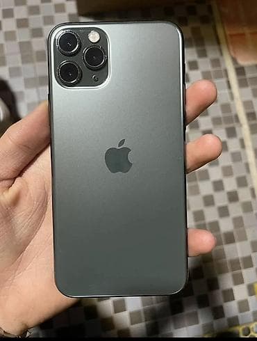 IPhone 11 Pro, Б/у, 64 ГБ, Matte Midnight Green, 76 % at lalafo.kg IPhone 11 Pro, Б/у, 64 ГБ, Matte Midnight Green, 76 %