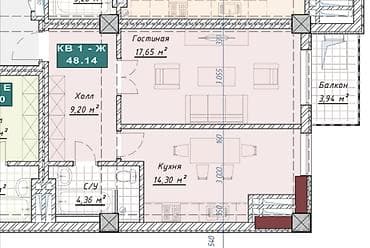 1 бөлмө, 48 м², Элитка, 8 кабат, Даяр ПСО (өзү оңдоп түзөтүп бүтүү үчүн) lalafo.kg да 1 бөлмө, 48 м², Элитка, 8 кабат, Даяр ПСО (өзү оңдоп түзөтүп бүтүү үчүн)