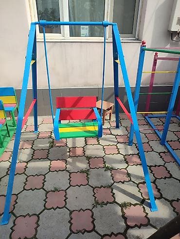 Детские качели, Подвесные Для улицы, Металл, Новый at lalafo.kg Детские качели, Подвесные Для улицы, Металл, Новый