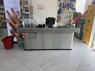 Кассовый прилавок для магазина - Профессиональный кассовый узел с at lalafo.kg Кассовый прилавок для магазина - Профессиональный кассовый узел с