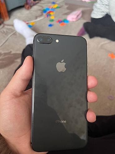 IPhone 8 Plus, Б/у, 64 ГБ, Черный, Зарядное устройство, Защитное стекло, 100 % at lalafo.kg IPhone 8 Plus, Б/у, 64 ГБ, Черный, Зарядное устройство, Защитное стекло, 100 %